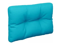 Clicnbuy Cojín para sofá de palets tela turquesa 50x40x12 cm Azul turquesa Clearance