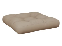 Online Clicnbuy Cojín para sofá de palets tela taupé 58x58x10 cm Topo