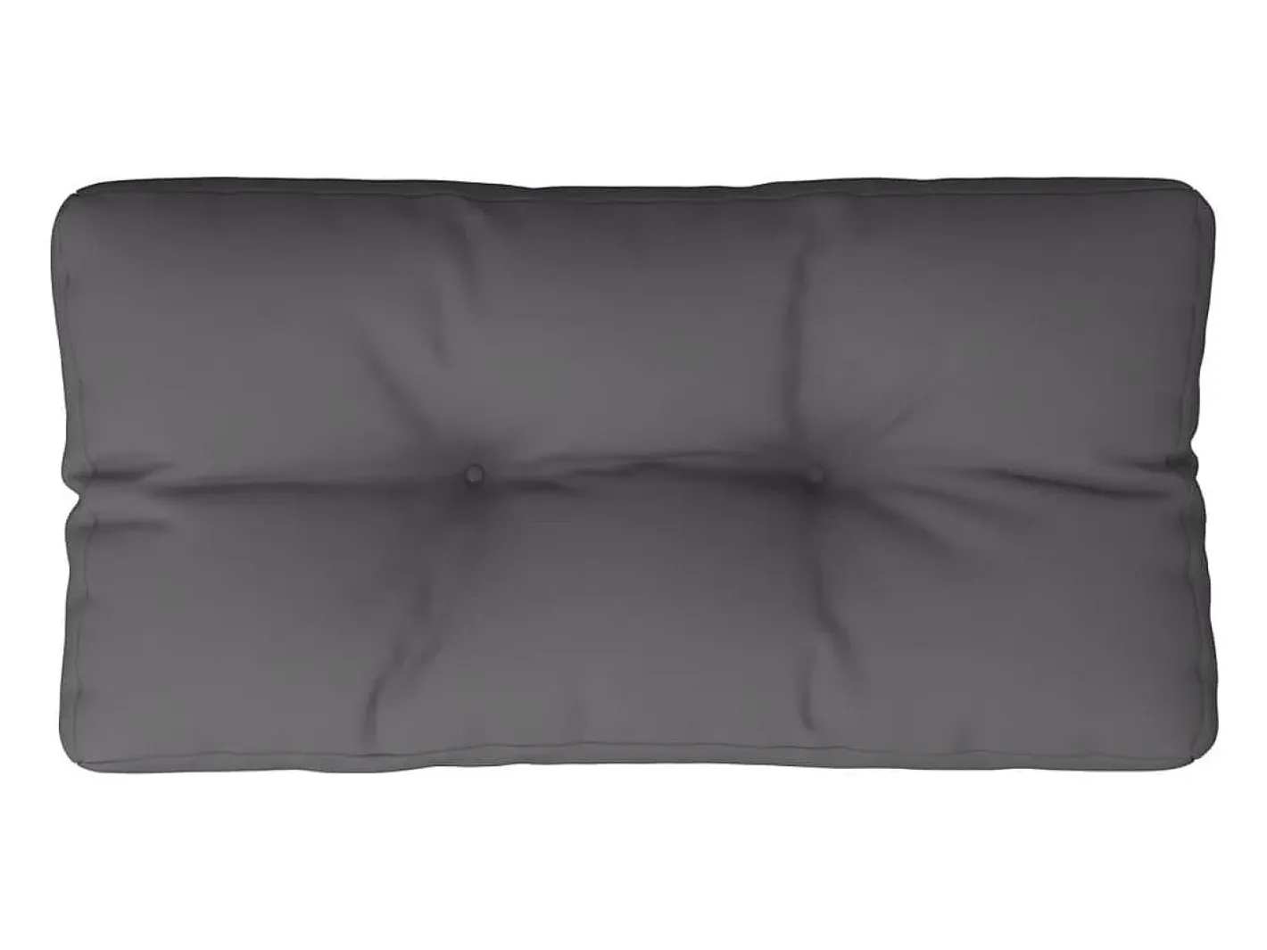 Ropa De Casa-Cojín para sofá de palets tela 80x40x12 cm ES838536 Gris antracita