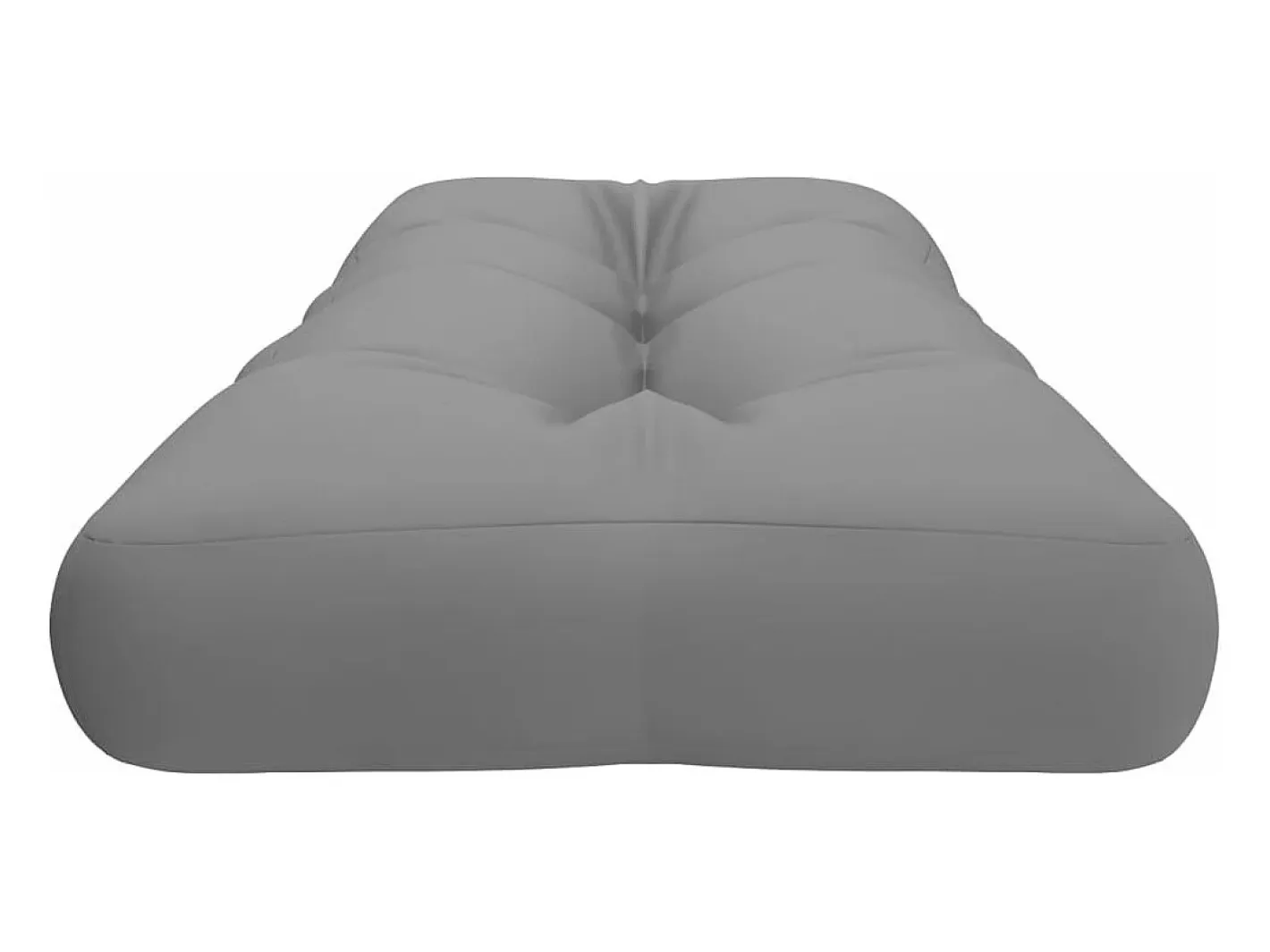 Clicnbuy Ropa De Casa-Cojín para sofá de palets tela 120x40x12 cm Gris