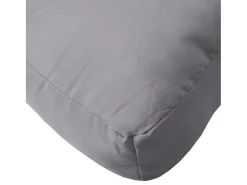 Clicnbuy Cojín para sofá de palets tela 80x40x12 cm Gris New