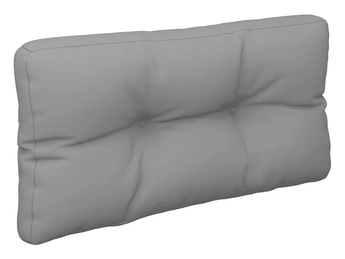 Clicnbuy Cojín para sofá de palets tela 80x40x12 cm Gris New