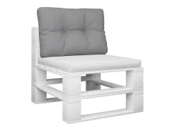 Online Clicnbuy Cojín para sofá de palets tela 50x40x12 cm Gris