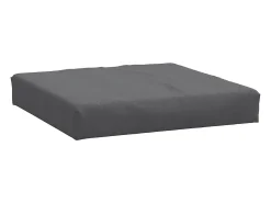 Cojín para sofá palets tela melange 60x60x10 cm ES437604 Gris antracita Hot