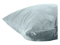 Ropa De Casa-Cojín rectangular de terciopelo azul glaciar 50x30 cm - NAURU - SACASA Azul celeste