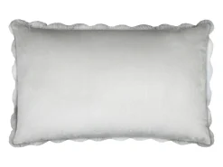 Best Cojín rectangular desenfundable imitación piel de animal Gris claro