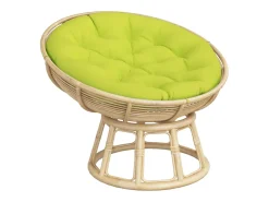 Cojín redondo tela Oxford vivo Ø 100x11 cm ES228565 Verde Outlet