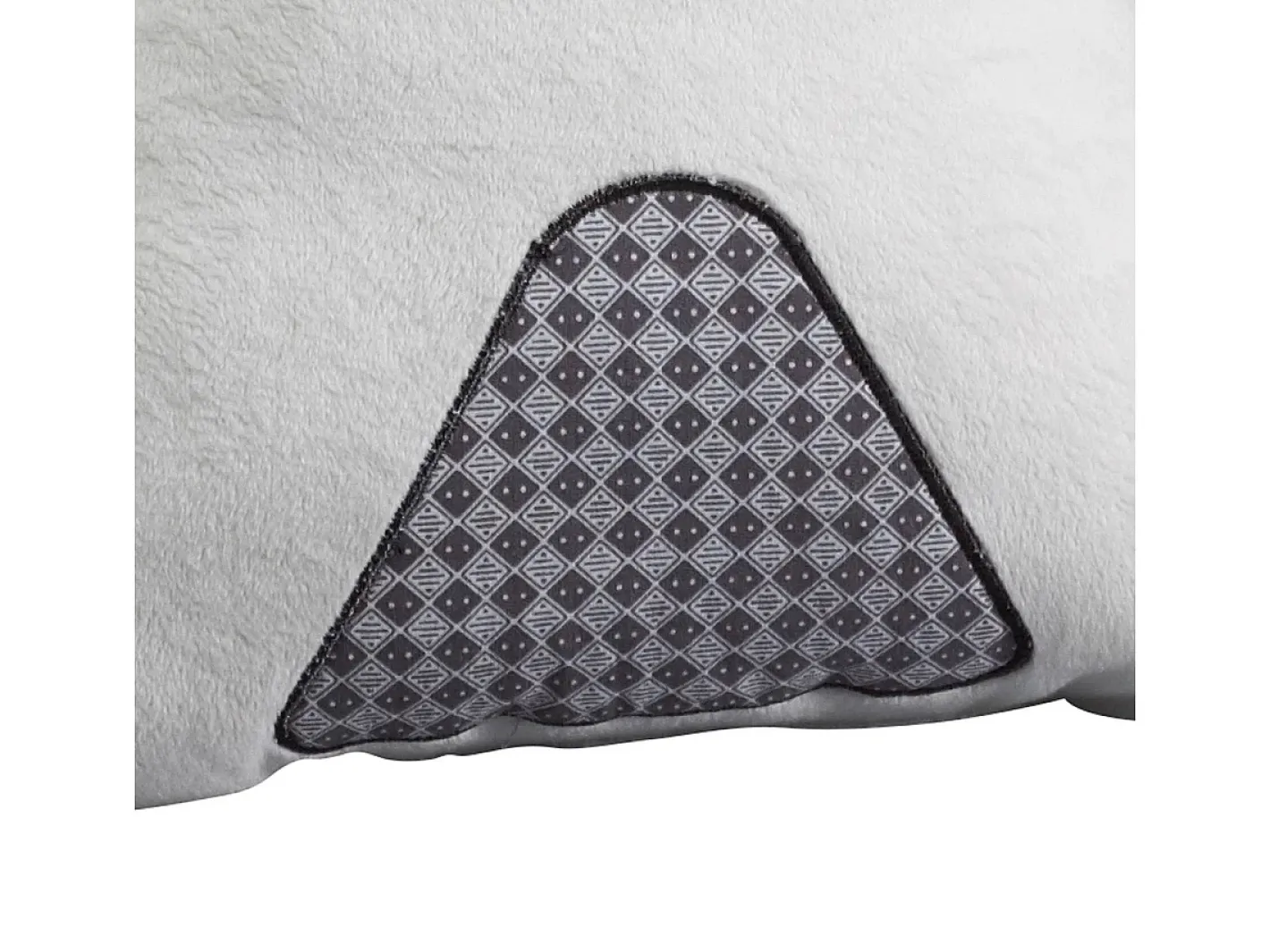 Sauthon Cojín Tipi de poliéster 27x22cm Blanco Discount