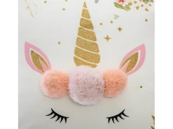Hot Atmosphera Cojín unicornio con pompones Multicolor