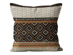 Soleil d'ocre Cojín 40x40 cm TERCIOPELO N02 Beige New