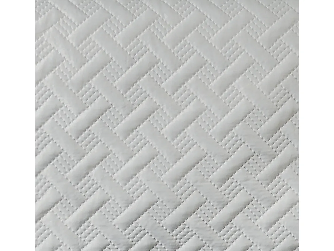 Ropa De Cama-Colcha con formas geométricas cosidas 250 x 260 cm Marfil