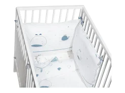 Online Sauthon Colcha de algodón para bebé Azul
