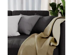 Soleil d'ocre Colcha 180x220 cm ADELE taupe Topo Hot