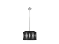 Sale AKUNADECOR Colgante Cromo/madera Negra Modelo Alexandra Plateado