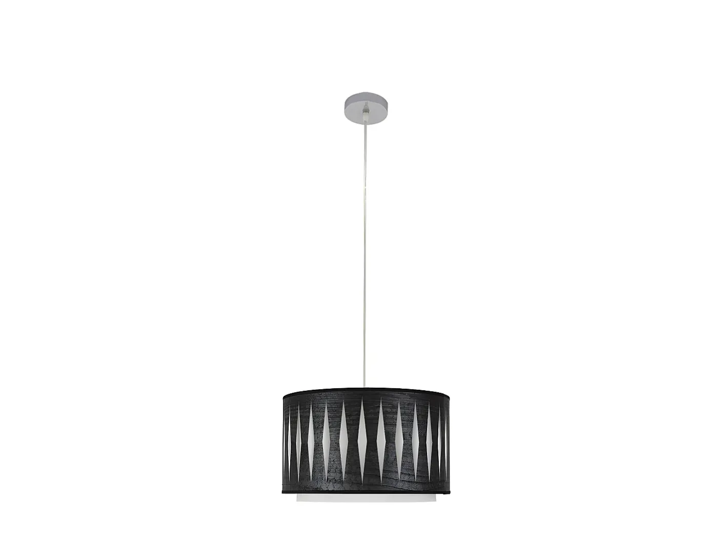 Sale AKUNADECOR Colgante Cromo/madera Negra Modelo Alexandra Plateado