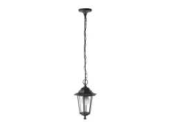 AKUNADECOR Iluminación Exterior-Colgante De Exterior En Aluminio Modelo Auriga Negro