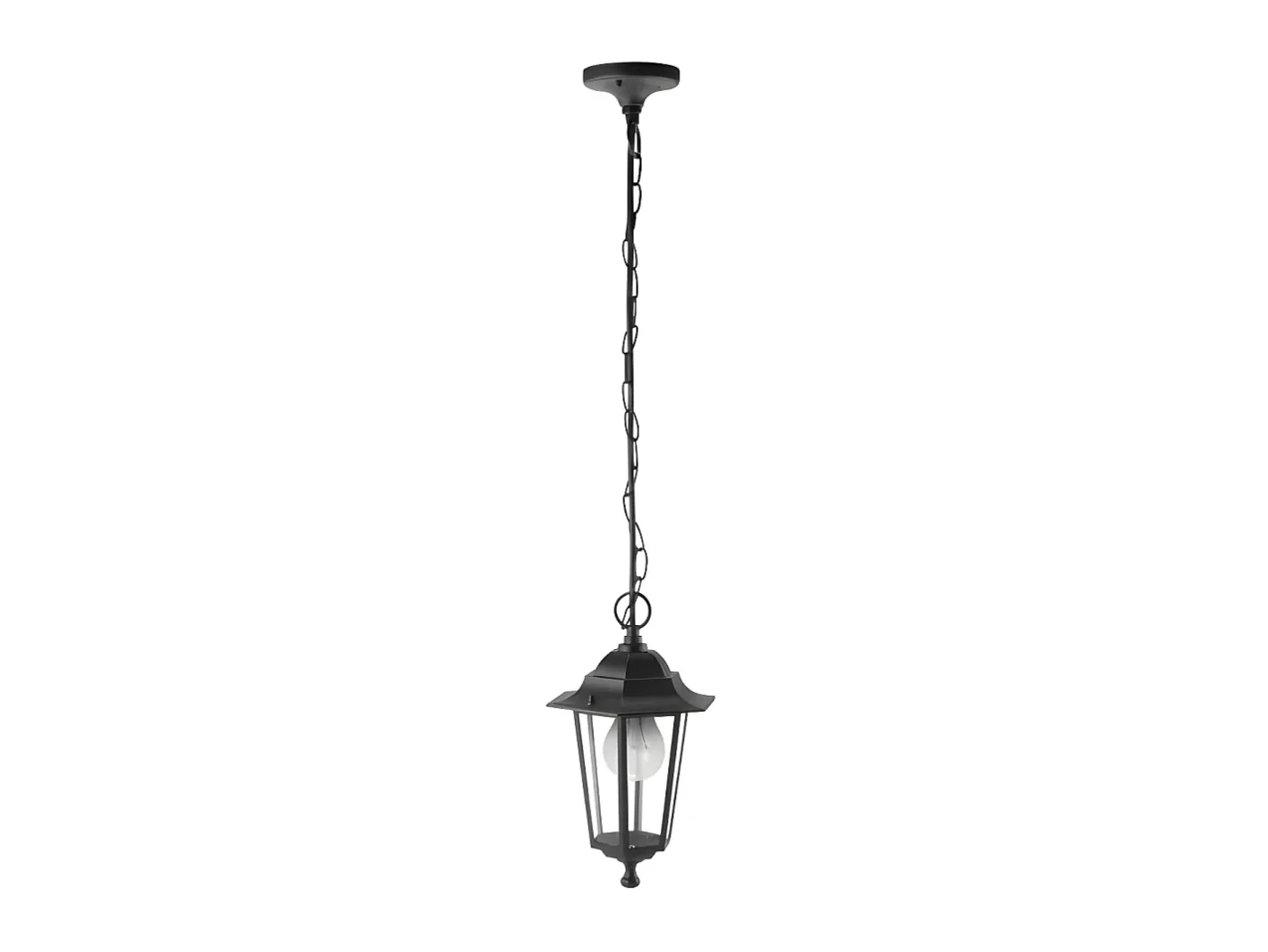 AKUNADECOR Iluminación Exterior-Colgante De Exterior En Aluminio Modelo Auriga Negro