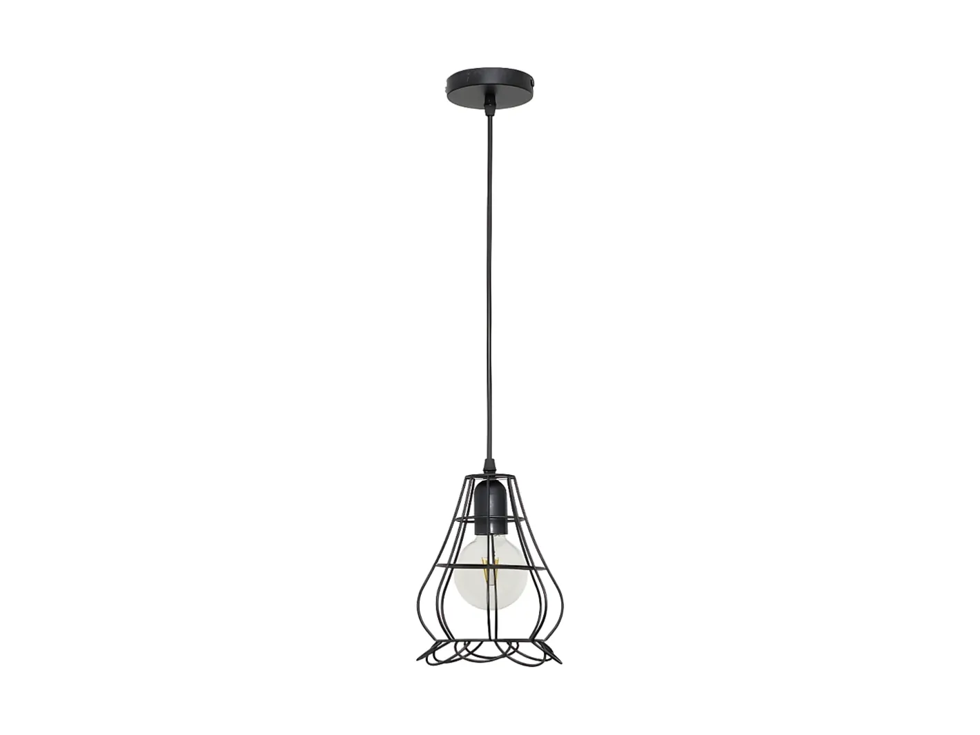 AKUNADECOR Colgante De Metal Rustico Herraje 1 Luz Marron De Marru00f3n Sale