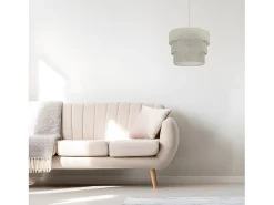 AKUNADECOR Lámpara Suspendida-Colgante De Pantallatriple Modelo Smile Marron Marru00f3n