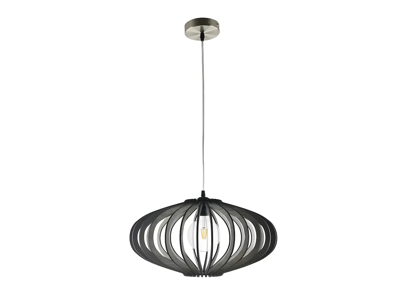 AKUNADECOR Lámpara Suspendida-Colgante En Madera Modelo Sapelli Marron Marru00f3n