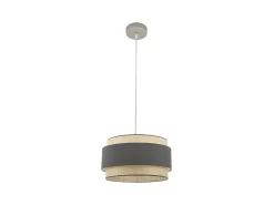 Best AKUNADECOR Colgante Kandy Color Natural/gris Regulable Plateado