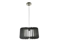 AKUNADECOR Colgante Madera Marron Modelo Ebano 1 Luz Marru00f3n