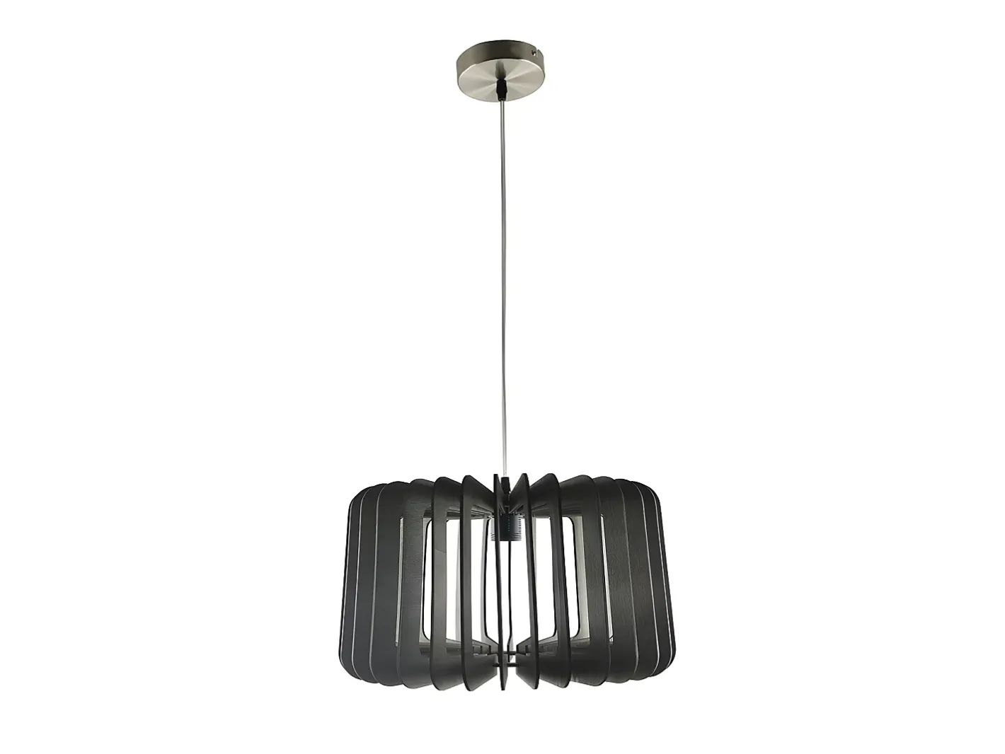 AKUNADECOR Colgante Madera Marron Modelo Ebano 1 Luz Marru00f3n