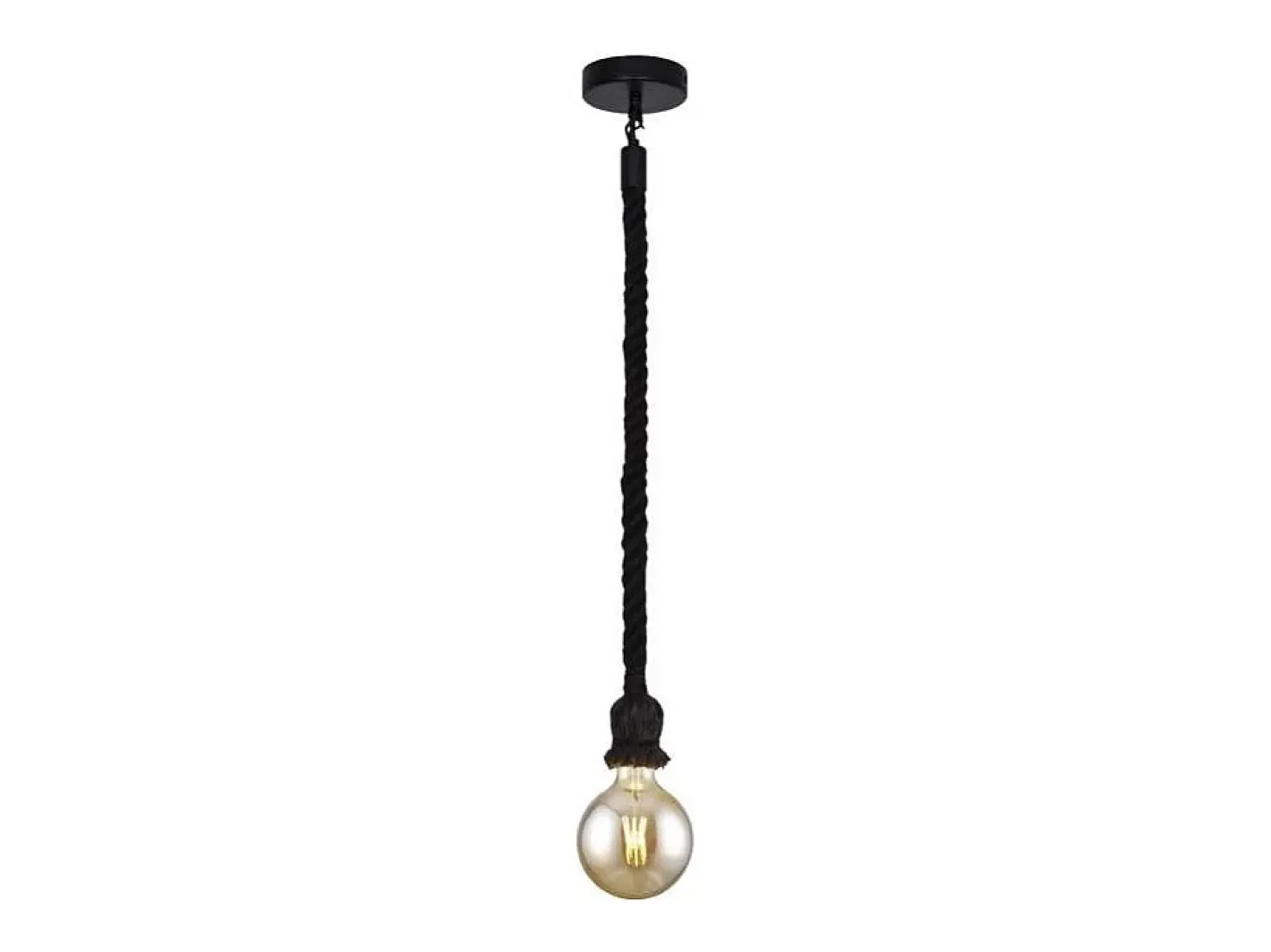 Sale Colgante modelo Rope acabado , 100cm(alto) 10cm(ancho) 10cm(fondo. Negro
