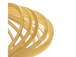 AKUNADECOR Lámpara Suspendida-Colgante Modelo Sapelli Natural De 1 Luz Beige