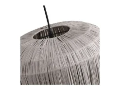 Lámpara Suspendida-Colgante modelo Tore acabado papel 35 cm(alto)33 cm(ancho)33 cm(largo) Marru00f3n