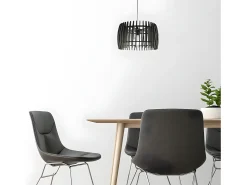 AKUNADECOR Colgante Poplar Marron Cafe De 1 Luz Marru00f3n New