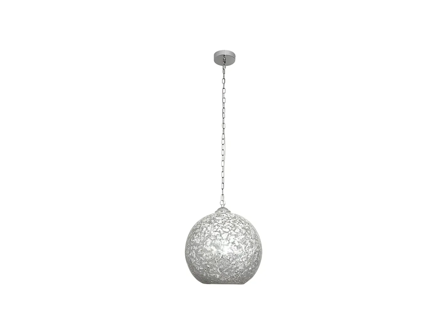Clearance AKUNADECOR Colgante Regulable De 1 Luz Modelo Tenor Cromo Mosaico Plateado