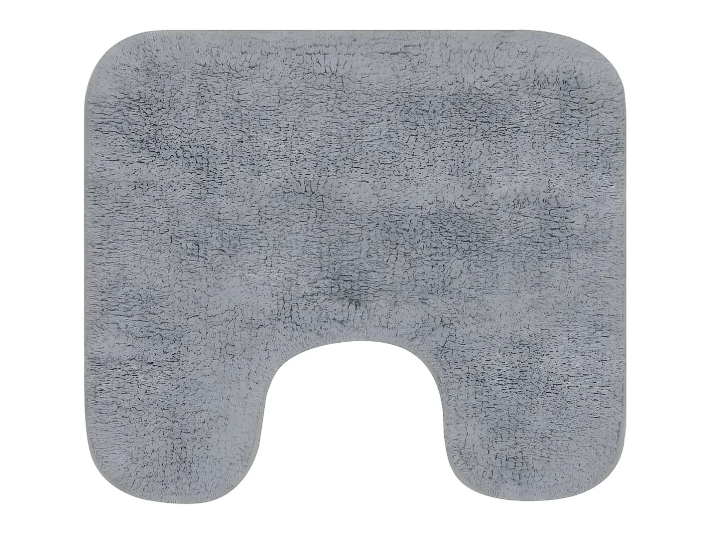Conjunto de alfombras de baño de tela 2 piezas ES646692 Gris