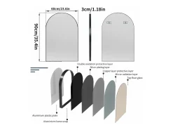 Fativo Espejo De Pared|Espejo-Consola de mármol para salón, mesa auxiliar de entrada, 118x30x78 cm. Negro