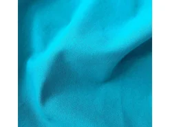 DECOSTAR Cortina colorida de algodón puro 8 ollaos Azul turquesa Clearance