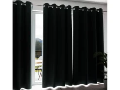 Soleil d'ocre Cortina con ojales 100% blackout 135x250 cm ECLIPSE caqui Verde Clearance