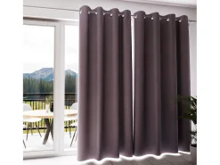 Soleil d'ocre Cortina con ojales 100% opacos 135x250 cm ECLIPSE Rosa Best