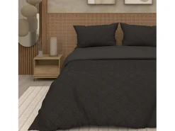 Soleil d'ocre Ropa De Casa-Cortina con ojales especial para ventanal 280x250 cm CELIA , por Blanco
