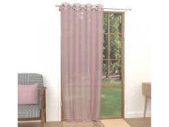 Soleil d'ocre Ropa De Casa-Cortina con ojales 135x250 cm ALIX , de Rosa