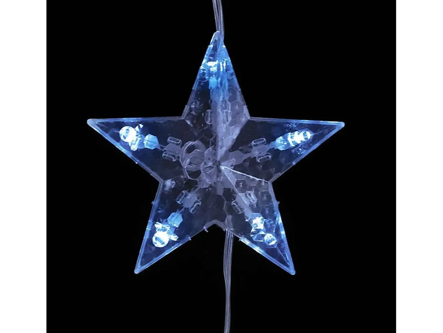 Sale vidaxl Cortina de luces estrellas 200 LEDs 8 funciones Azul