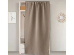ENJOY HOME Ropa De Casa-Cortina de puerta opaca 90 x 210 cm Marru00f3n