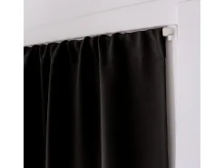 Hot ENJOY HOME Cortina de puerta opaca 90 x 210 cm Negro