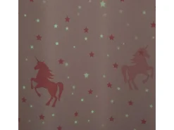 Atmosphera for Kids Cortina de unicornio fosforescente 140 x 250 cm Rosa Online