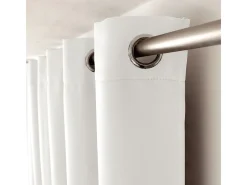 ENJOY HOME Ropa De Casa-Cortina ocultante unida con 8 ollaos 140 x 240 cm Blanco