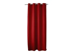 Best DECOSTAR Cortina ocultante unida con 8 ollaos 140 x 240 cm Rojo
