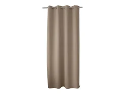 Outlet ENJOY HOME Cortina ocultante unida con 8 ollaos 140 x 240 cm Marru00f3n