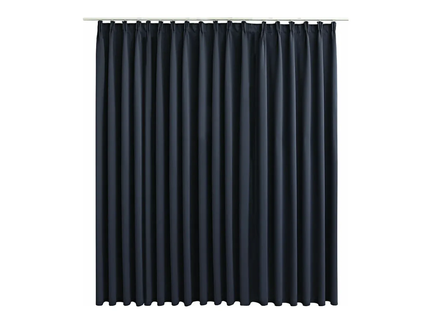 Cortina opaca con ganchos 290x245 cm ES202792 Gris antracita Best