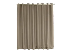 ENJOY HOME Cortina opaca de alambre negro de gran anchura 300 x 240 cm Marru00f3n Outlet