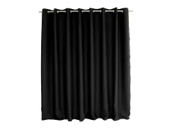 ENJOY HOME Ropa De Casa-Cortina opaca de alambre de gran anchura 300 x 240 cm Negro