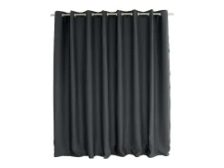 ENJOY HOME Ropa De Casa-Cortina opaca de alambre de gran anchura 300 x 240 cm Negro